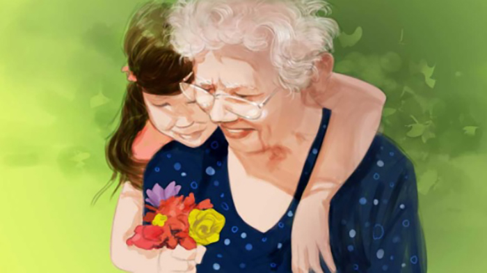 Любовь бабушек к внукам