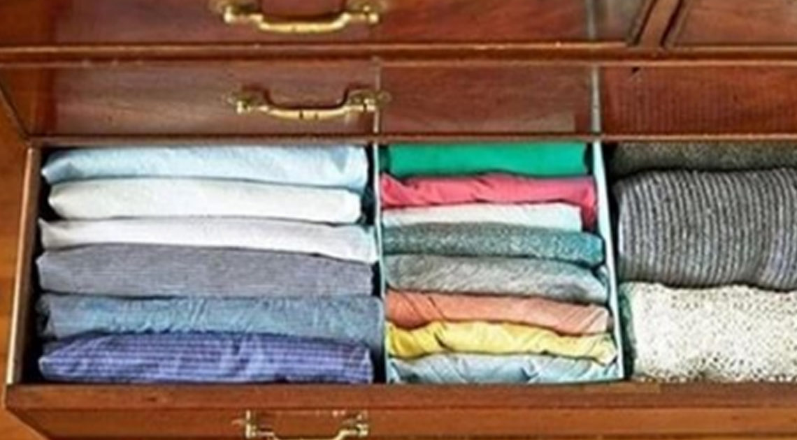 Подборка советов. Kак правильно складывать одежду и хранить вещи в шкафах
